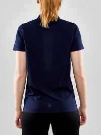 Sport Poloshirt Damen in Dunkelblau